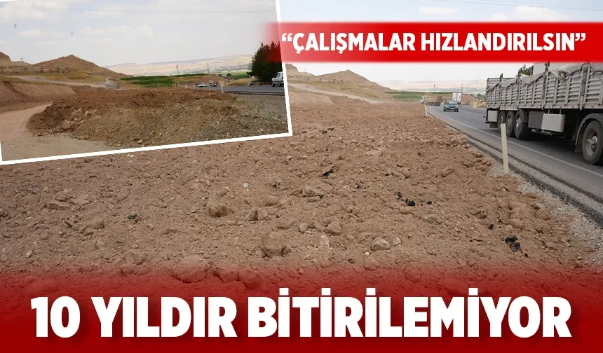 Yılan hikayesine dönen yolda çalışmalar ağır-aksak…