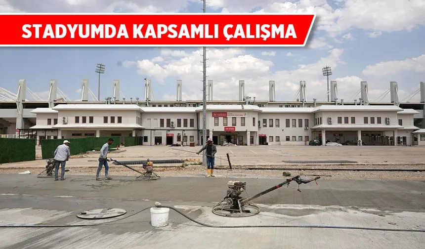 BATMAN STADYUMU’NDA YENİ SEZON MESAİSİ