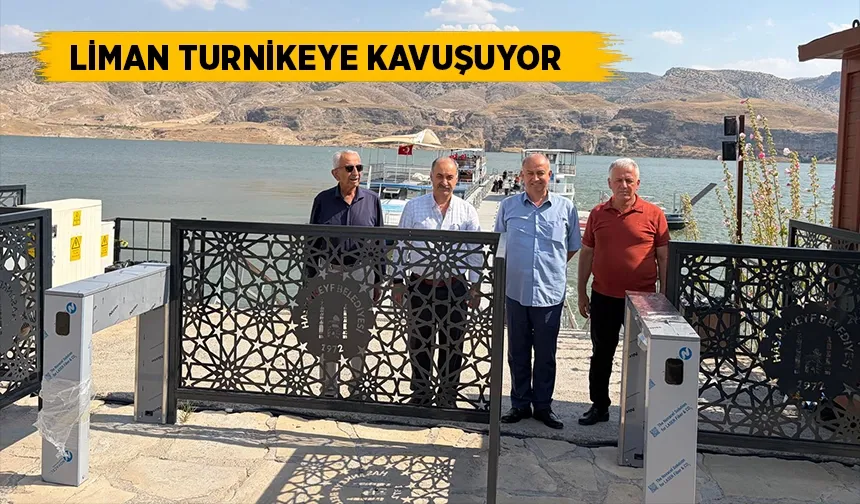 Hasankeyf limanına turnike geliyor
