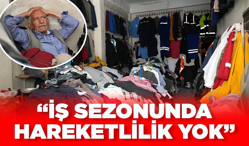 İkinci el elbise ve ayakkabı satıcıları durgunluktan yakınıyor
