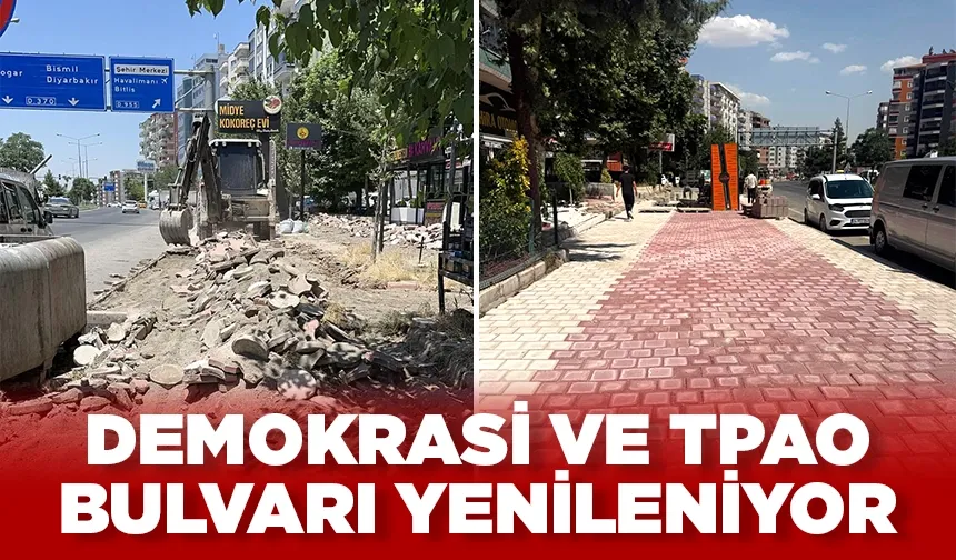 Batman’ın en uzun bulvarında kapsamlı yenileme hamlesi başlatıldı