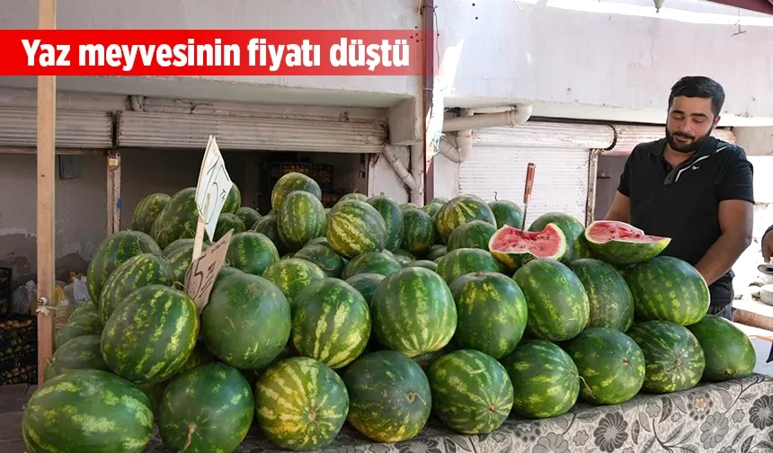 KARPUZ 15 TL’YE GERİLEDİ