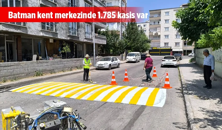 BATMAN'DA KASİSLER BOYANIYOR