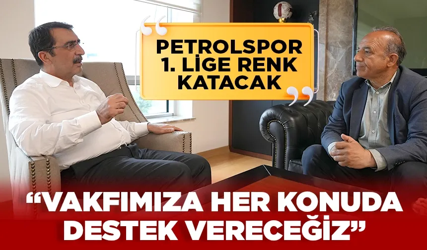 İş insanı Nasıroğlu, Batman Vakfı ile Petrolspor için önemli mesajlar verdi;