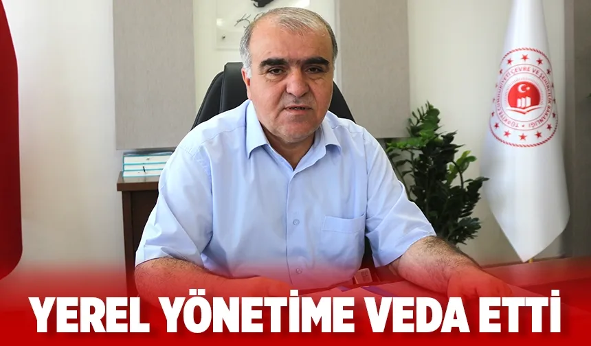 Belediye Başkan Yardımcılığı görevinden ayrıldı