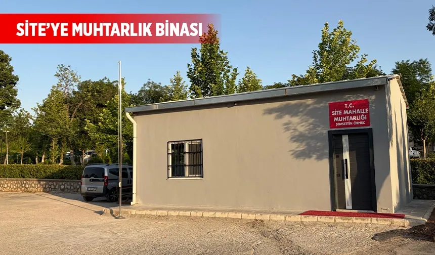 TPAO Yerleşkesinin olduğu semt de muhtarlık binasına kavuştu