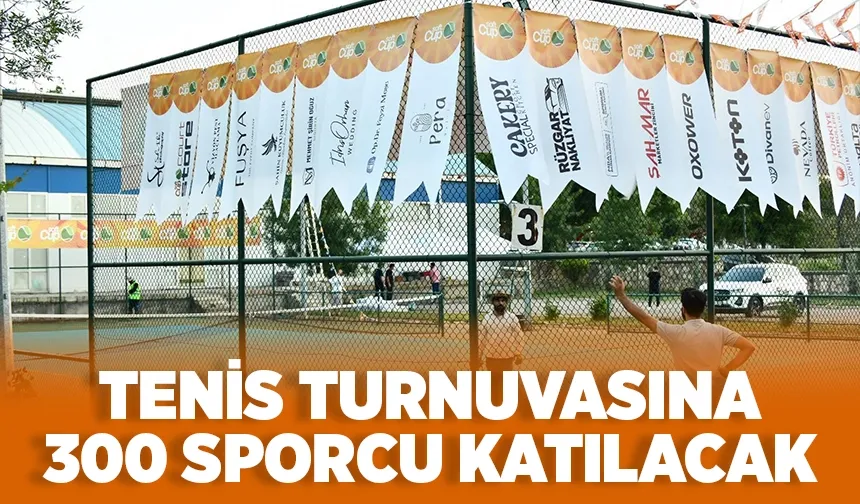 Ödüllü tenis turnuvası için geri sayım başladı