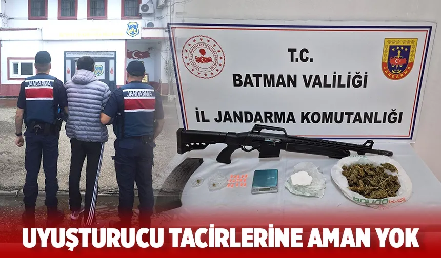 Jandarma ekipler uyuşturucu madde ticareti yapanlara göz açtırmıyor
