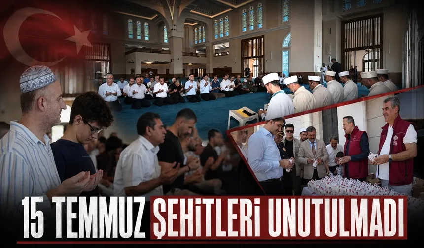 Demokrasi ve Milli Birlik Günü’nde şehitler anıldı, etkinlikler gerçekleştirildi