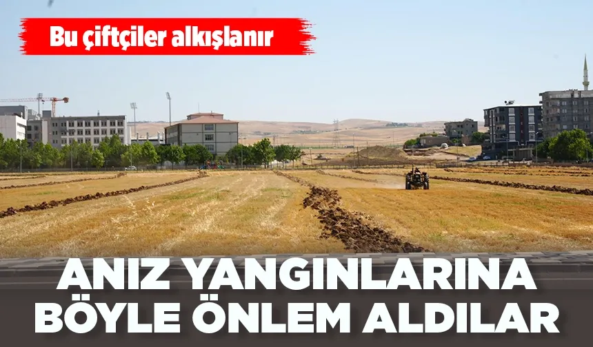 Duyarlı çiftçilerden anız yangınlarına önlem