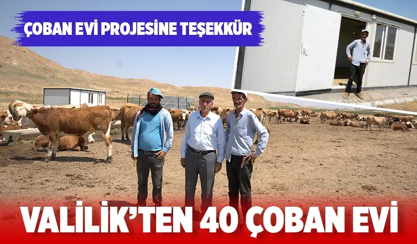 Batman’ın kırsalında besicilerin gözdesi; Çoban evi…