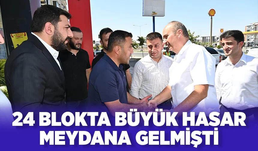 Vali Canalp’tan firmalara ‘geçmiş olsun’ ziyareti