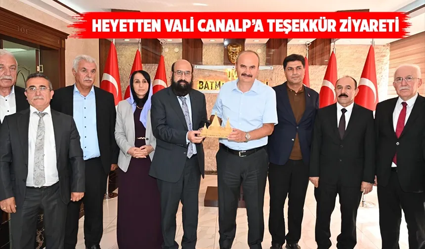 Ezidi Miri ve beraberindeki heyet Valiliği ziyaret etti