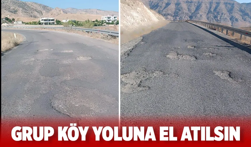 Yağışlar 20 köy ve mezra grup yolunu bozdu