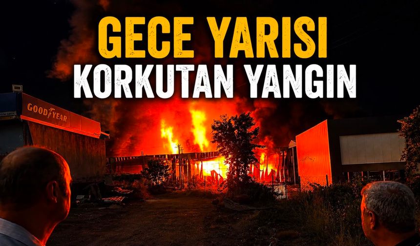 BATMAN’DA GECE YARISI KORKUTAN YANGIN