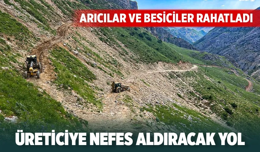 Batman-Bitlis-Siirt sınırındaki üreticilere yol müjdesi