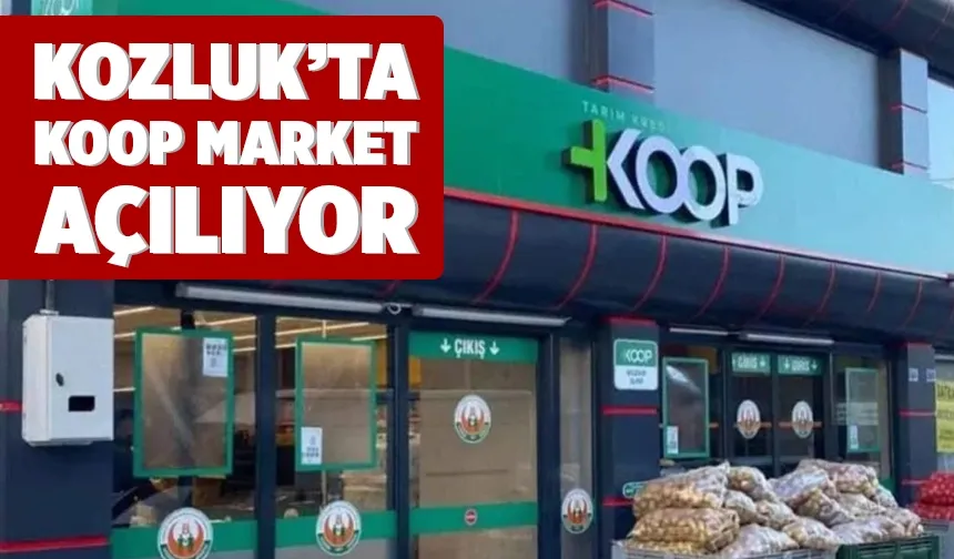 Batman’ın büyük ilçesi Kozluk’a KOOP market geliyor