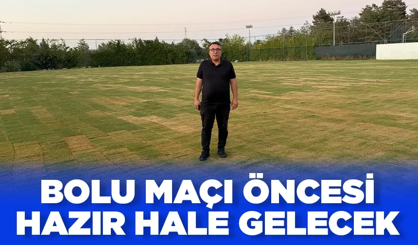 Petrolspor'un antrenman sahasında çim serimi çalışmaları tamamlandı