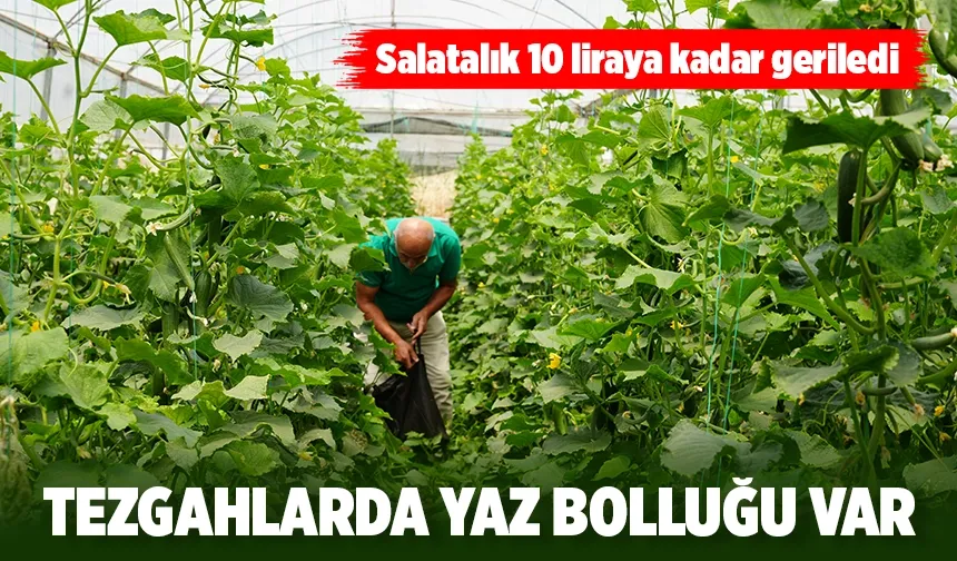 TEZGAHLARDA YAZ BOLLUĞU VAR