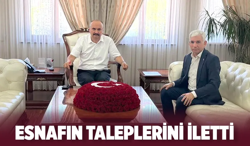BESOB Başkanı, Vali Canalp’la görüştü