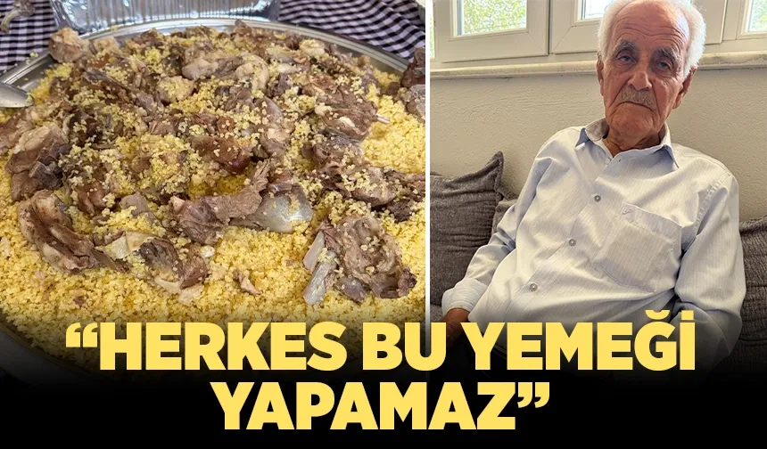 Reşkotan bölgesinde ‘Savara Raxisti’ yemeğinin sırrını anlattı