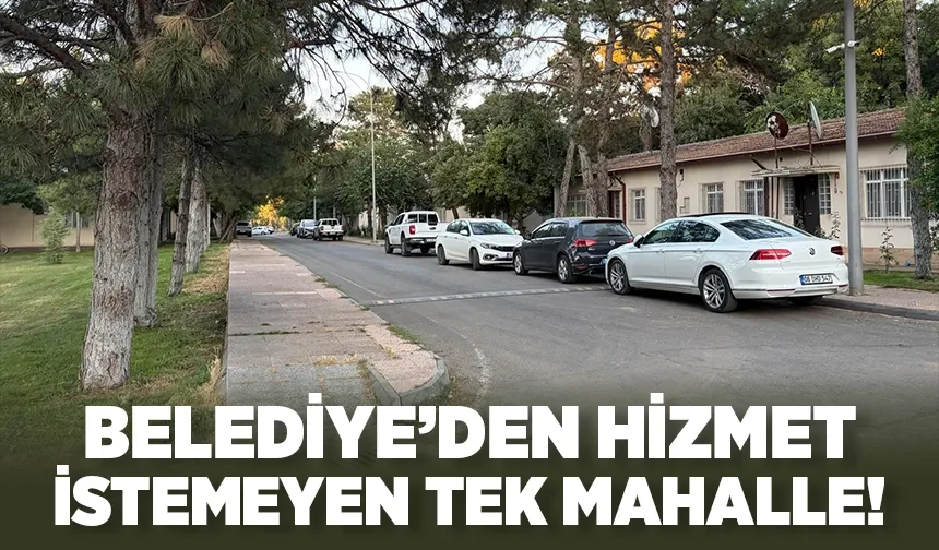 Batman’da Belediye’den hizmet talebi olmayan tek semt