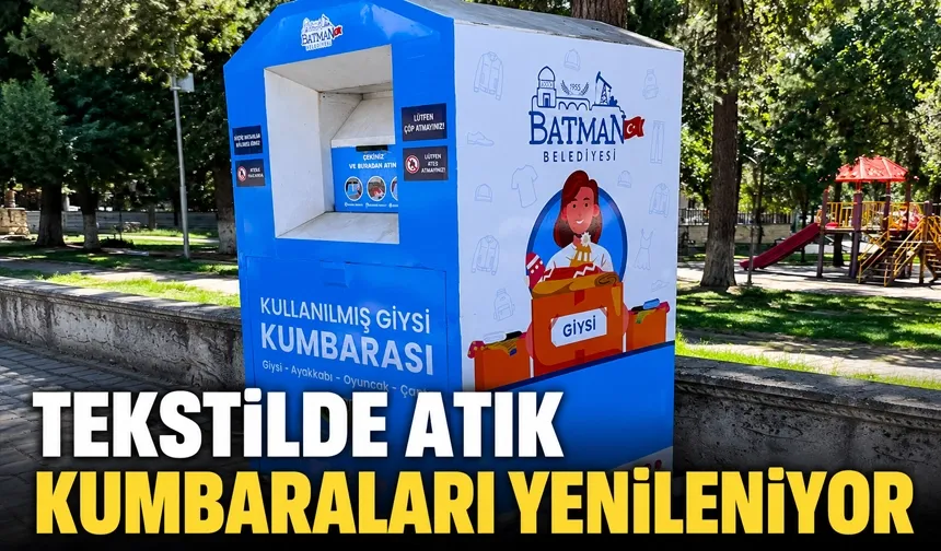 GİYSİ ATIK KUMBARALARINA YENİLİK