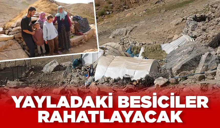 Yayla evlerindeki besiciler çadır evle buluşacak