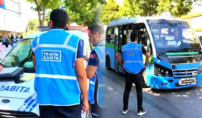 Şehir içi minibüslerine ortak denetim
