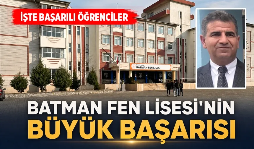 Bölgede Tıp Fakültelerine en fazla öğrenci kazandıran lise oldu