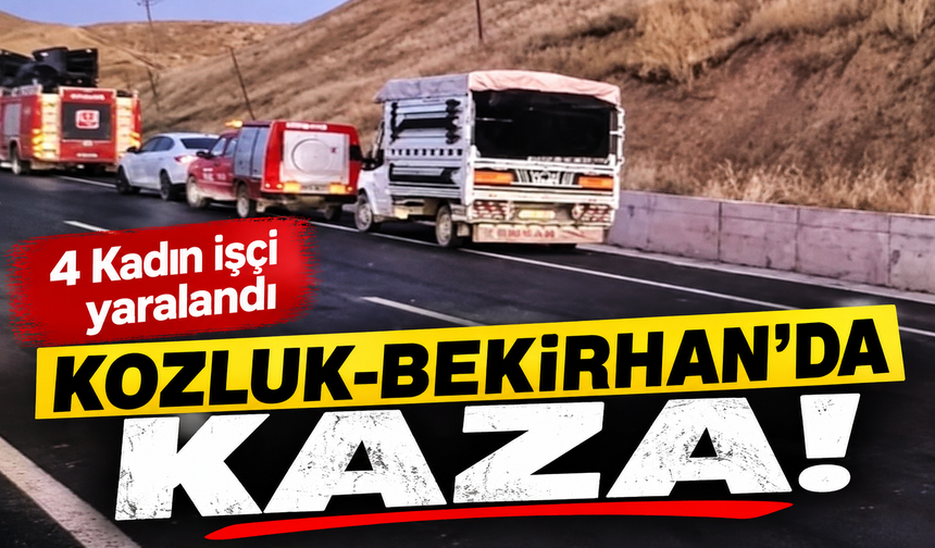 KOZLUK-BEKİRHAN’DA KAZA!