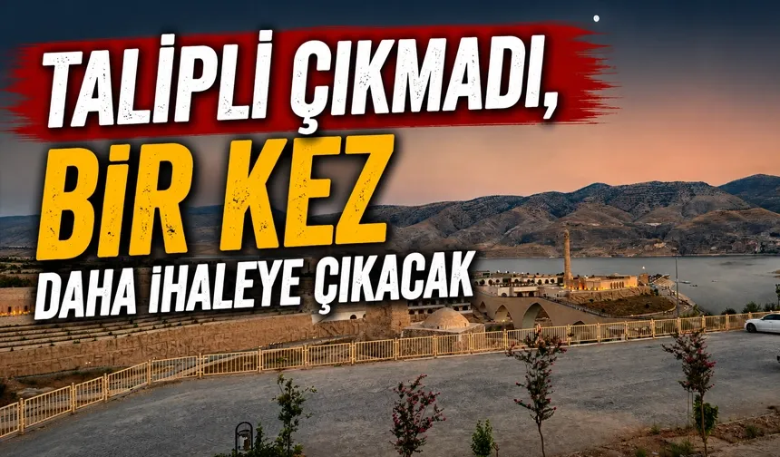 Kültür ve Turizm Bakanlığı’nın ihaleye çıkardığı otel arsasına talipli çıkmadı