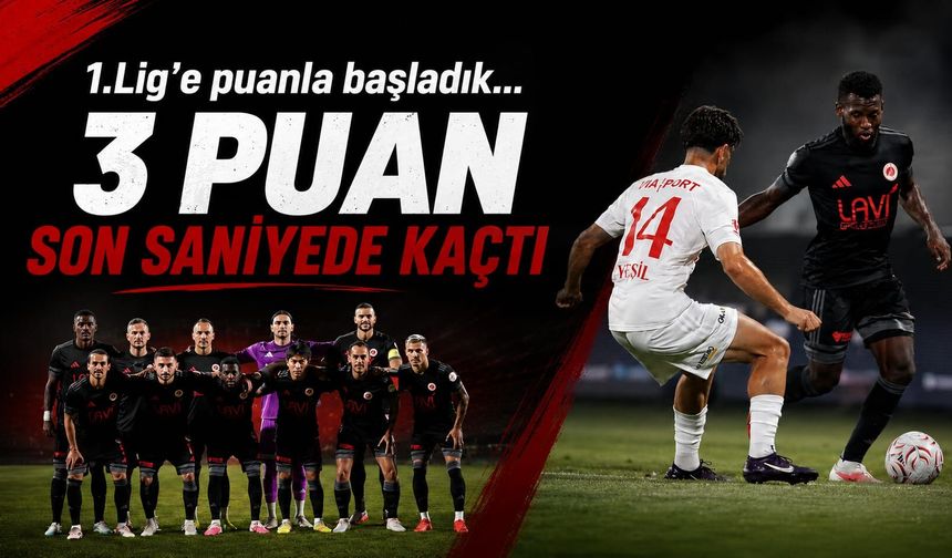 Batman Petrolspor, 1. Lig’e puanla başladı