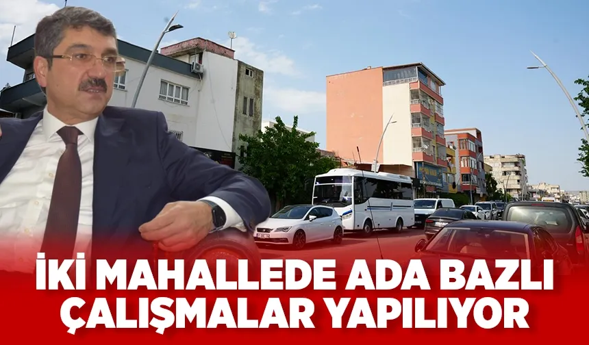 İKİ MAHALLEDE ADA BAZLI ÇALIŞMALAR YAPILIYOR