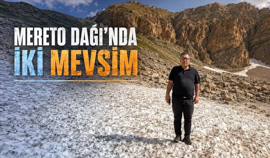 Bir tarafta terleten sıcak, bir tarafta kar…