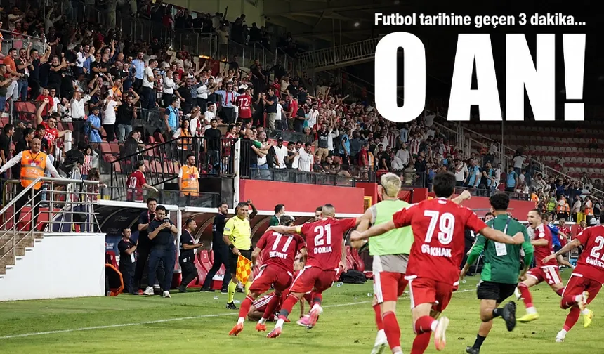 Futbol tarihine geçen 3 dakika…