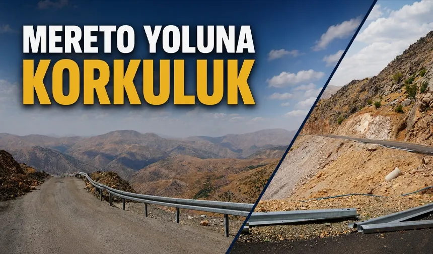 10 Kilometrelik dağ yoluna korkuluk geliyor