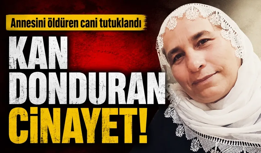 Annesini öldüren cani tutuklandı