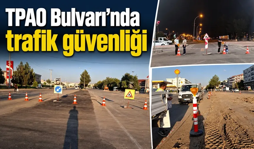 TPAO Bulvarı’nda trafik güvenliği