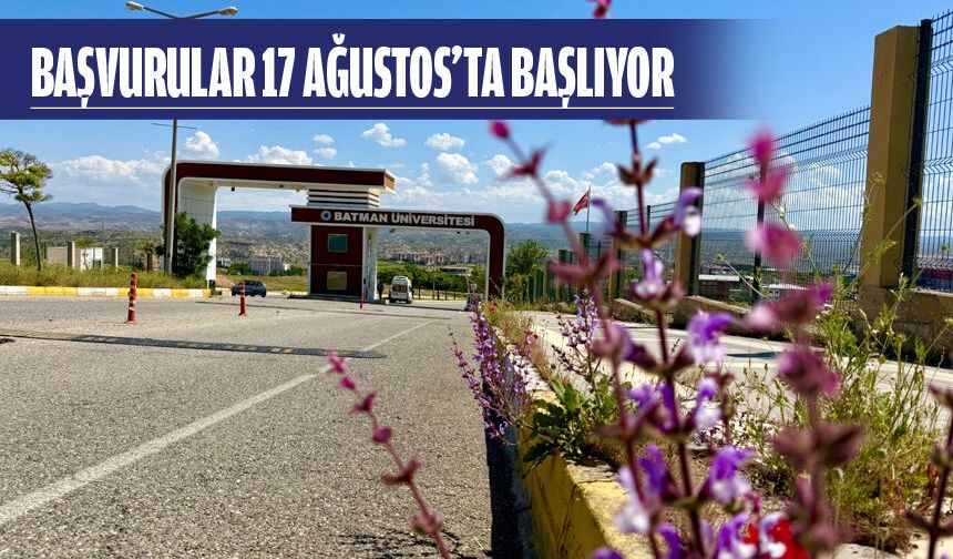 Batman Üniversitesi’nin lisansüstü kontenjanları açıklandı