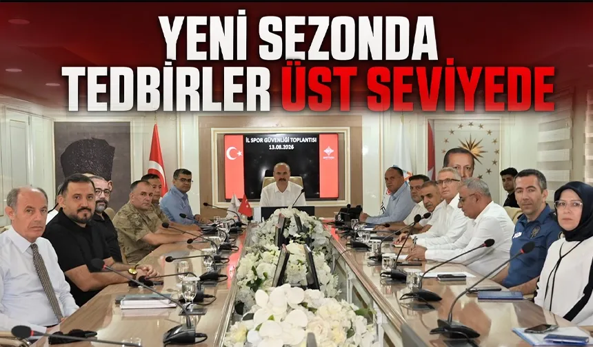 İl Spor Güvenlik Kurulu toplantısı gerçekleştirildi