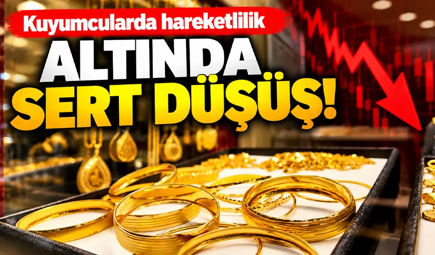 ALTINDA SERT DÜŞÜŞ!