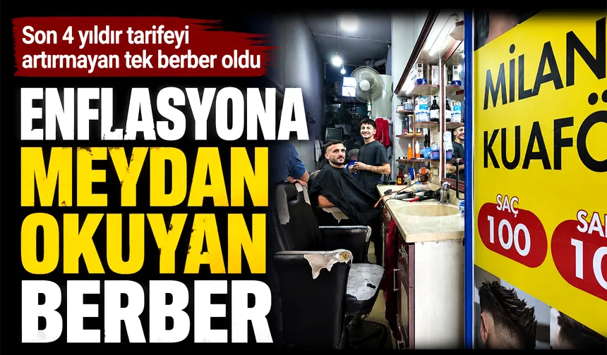 Son 4 yıldır tarifeyi artırmayan tek berber oldu