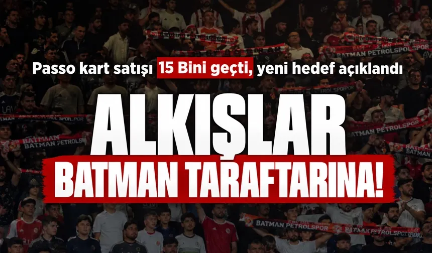 Passo kart satışı 15 Bini geçti, yeni hedef açıklandı