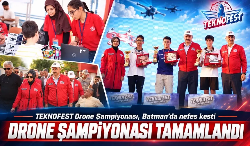 TEKNOFEST Drone Şampiyonası, Batman'da nefes kesti