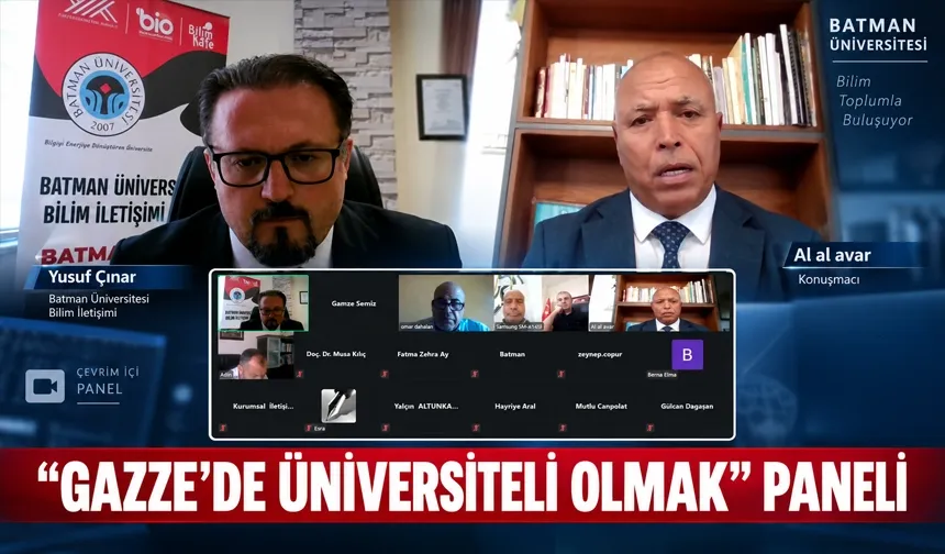 ‘GAZZE’DE ÜNİVERSİTELİ OLMAK’ PANELİ