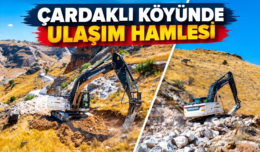 ÇARDAKLI KÖYÜNDE ULAŞIM HAMLESİ