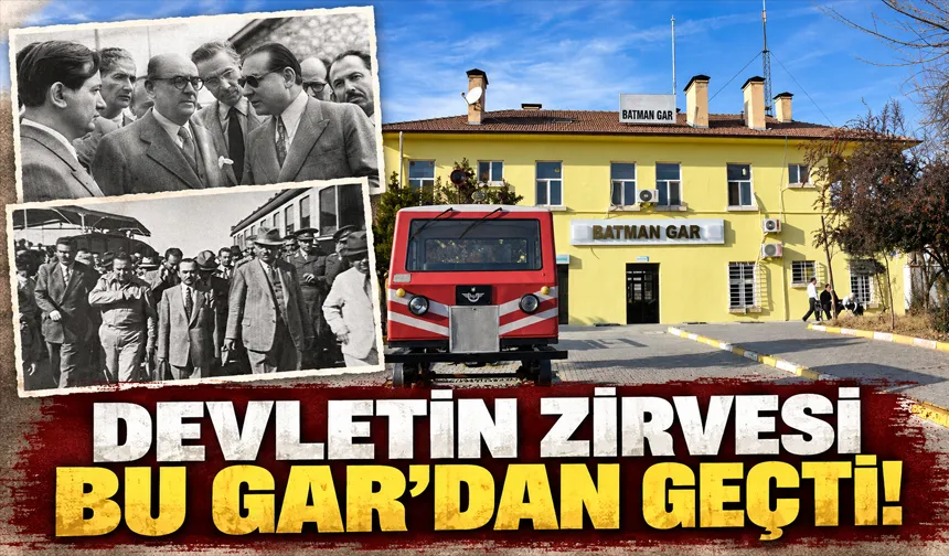 Cumhurbaşkanları ve Başbakanları ağırlayan gar…
