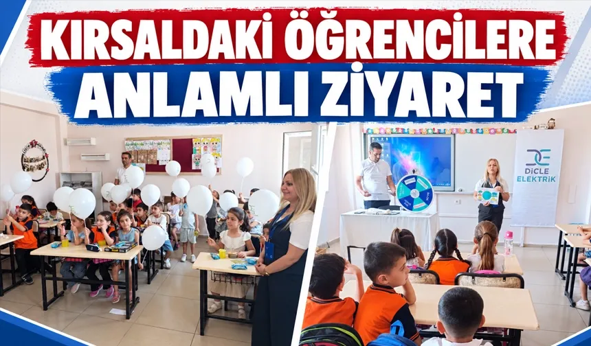 Kırsaldaki öğrencilere anlamlı ziyaret