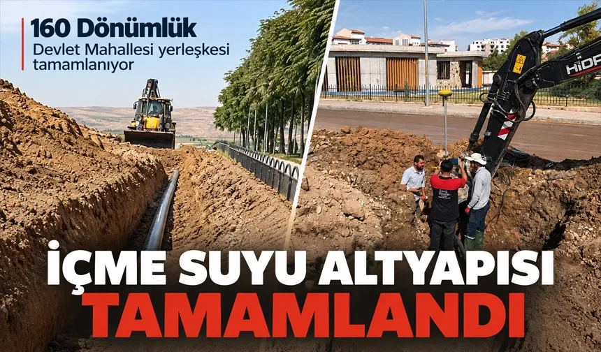 160 Dönümlük Devlet Mahallesi yerleşkesi tamamlanıyor